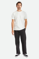 Brixton Mens Black Choice Chino Relaxed Pant