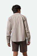 Brixton Mens Khaki The Daily Cotton LS Shirt