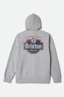 Brixton Men's Genuine Quality Gunmetal Heather Hoodie