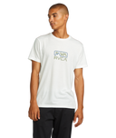 RVCA Mens Antique White Mountain RVCA SS Tshirt