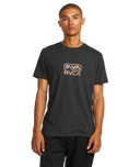 RVCA Mens Black Mountain RVCA SS Tshirt