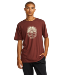 RVCA Mens Red Earth AG Seal SS Tshirt