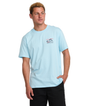 Billabong Mens Coastal Blue Palm Springs Premium SS Tshirt
