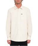 Volcom Mens Dirty White Veeco Oxford LS Shirt