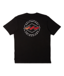 Billabong Mens Black Rotor Diamond SS Tshirt