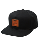 RVCA Mens Black VA All The Way Snapback