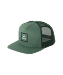 RVCA Mens Balsam Green VA All They Way Trucker Hat