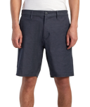 RVCA Mens Denim Heather Back In Hybrid Short
