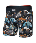 Saxx Mens Black Beartastic Vibe Xtra Fly Boxer Brief