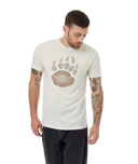 Ten Tree Mens Vintage White/Fossil Bear Claw Tshirt