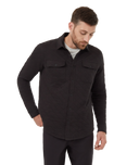Ten Tree Mens Meteorite Black Colville Quilted Shacket