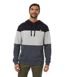 Ten Tree Mens Meteorite Black/Hi Rise Grey/Graphite Treefleece Blocked Reynard Hoodie