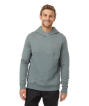 Ten Tree Mens Mineral Heather Quilted Block Hoodie