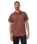 Ten Tree Mens Mesa Red/Latte Tent Mancos AOP Shirt