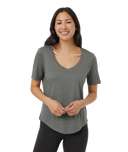 Ten Tree Ladies Mineral Heather Treeblend V-Neck Tshirt