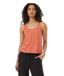 Ten Tree Ladies Terracotta Heather Treeblend Double Scoop Tank
