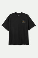 Brixton Mens Black Inwood SS Tshirt