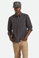 Brixton Mens Black Hasting Lightweight Flannel