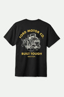 Brixton Mens Burnt Rubber Ford Built Tough SS Tshirt
