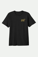 Brixton Mens Black Rothwell SS Tshirt