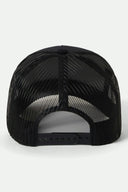 Brixton Mens Black/Black Danforth Netplus Trucker Hat