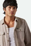 Brixton Mens Khaki The Daily Cotton LS Shirt