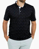 Good Good Golf Mens Black The Elite Polo
