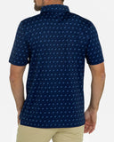 Good Good Golf Mens Blue Ace Polo