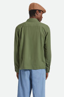 Brixton Mens Wild Green Hasting Lightweight Flannel