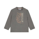 OK Kids Boys Grey LS Shirt