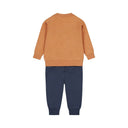 OK Kids Boys Cognac/Navy 2 Piece Sweater/Trouser Set
