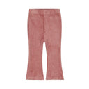 OK Kids Girls Old Pink Ribbed Corduroy Flared Trousers