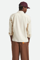 Brixton Mens Whitecap Hasting Lightweight Flannel