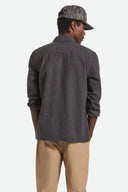 Brixton Mens Black Hasting Lightweight Flannel