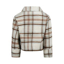 Koko Noko Girls Off White Checked Jacket