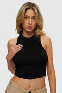 Kuwalla Tee Ladies Halter Racer Tank