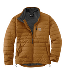 Carhartt Mens Carhartt Brown Rain Defender Relaxed Fit Insulated Jacket
