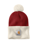 Carhartt Crabapple Knit Pom Cuffed Beanie