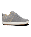 DC Shoes Mens Light Grey/Tan/Gum Court Graffik SE Shoe