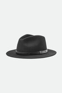 Brixton Black/Black Messer Packable Fedora