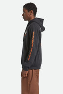 Brixton Mens Black Waller Hoodie