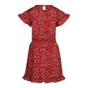 No Way Monday Girls Red Floral Dress