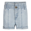 No Way Monday Girls Light Blue Slim Fit Jean Shorts