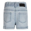 No Way Monday Girls Light Blue Slim Fit Jean Shorts