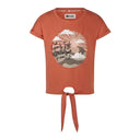 No Way Monday Brown Tshirt w/Tie