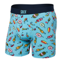 Saxx Men's Ultra Super Soft Boxer Brief w/Fly I'll Try Anything Maui