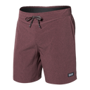 Saxx Men's Sport 2 Life 2 In 1 7" Sunset Red Heather Athletic short
