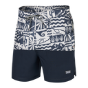 Saxx Men's Oh Buoy Colour Blocked 2 in 1 5" West Coast/India Ink