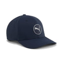 Puma Mens Deep Navy Circle Cat Tech Snapback Hat