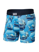 Saxx Men's Ultra Pool Shark Pool Blue Boxer Brief